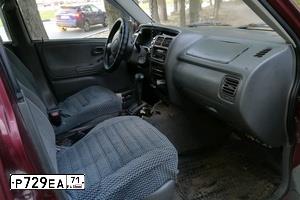 Фото автомобиля SUZUKI /GRAND/ VITARA, 1999 — госномер Р729ЕА71. Цвет: ВИШНЕВЫЙ