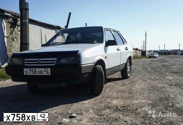 Фото автомобиля LADA 2109 SAMARA, 1997 — госномер К334КО142. Цвет: Белый
