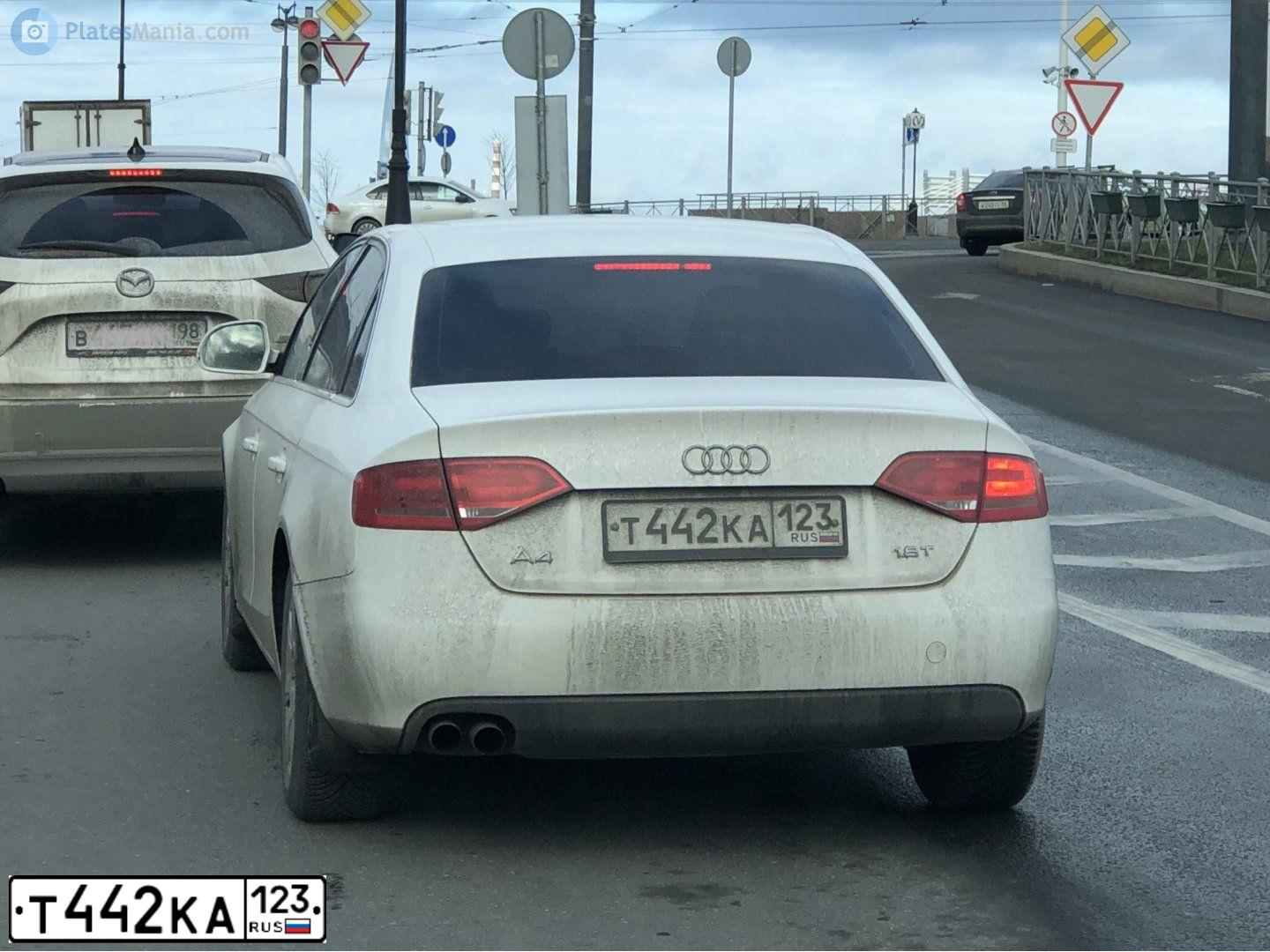 Фото автомобиля AUDI A4, 2008 — госномер О229МЕ29