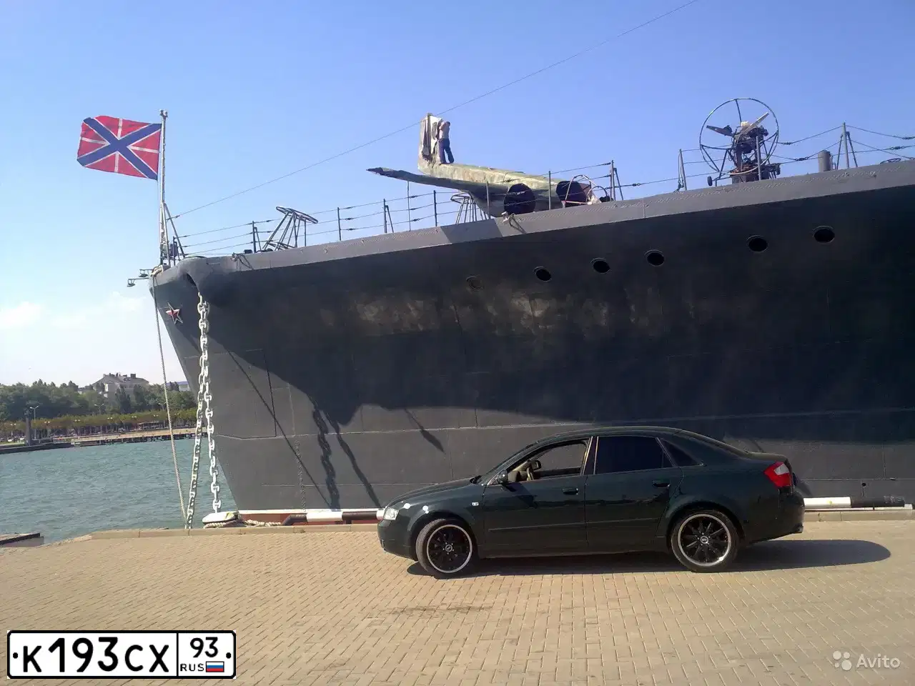 Фото автомобиля AUDI A4, 2002 — госномер К193СХ93. Цвет: ЗЕЛЕНЫЙ