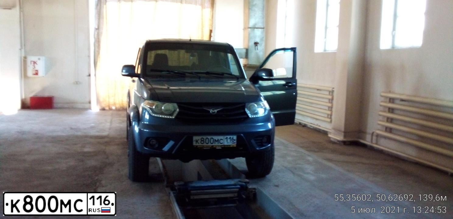 Фото автомобиля УАЗ ПАТРИОТ, 2015 — госномер Н756СВ73. Цвет: Темно-серый металлик
