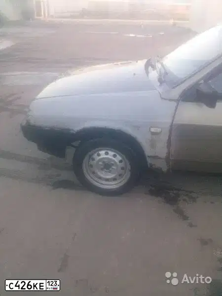 Фото автомобиля LADA 2109 SAMARA, 2001 — госномер С426КЕ123. Цвет: СЕРО-ЗЕЛЕНЫЙ