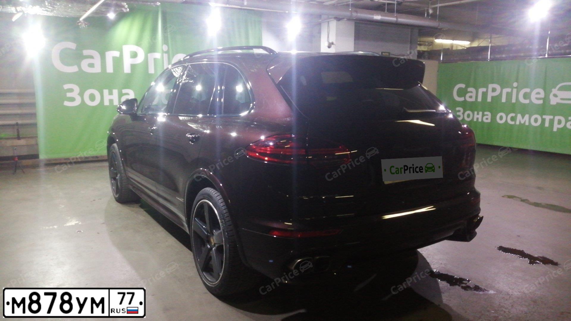Фото автомобиля PORSCHE CAYENNE, 2015 — госномер В457ХВ799. Цвет: Коричневый