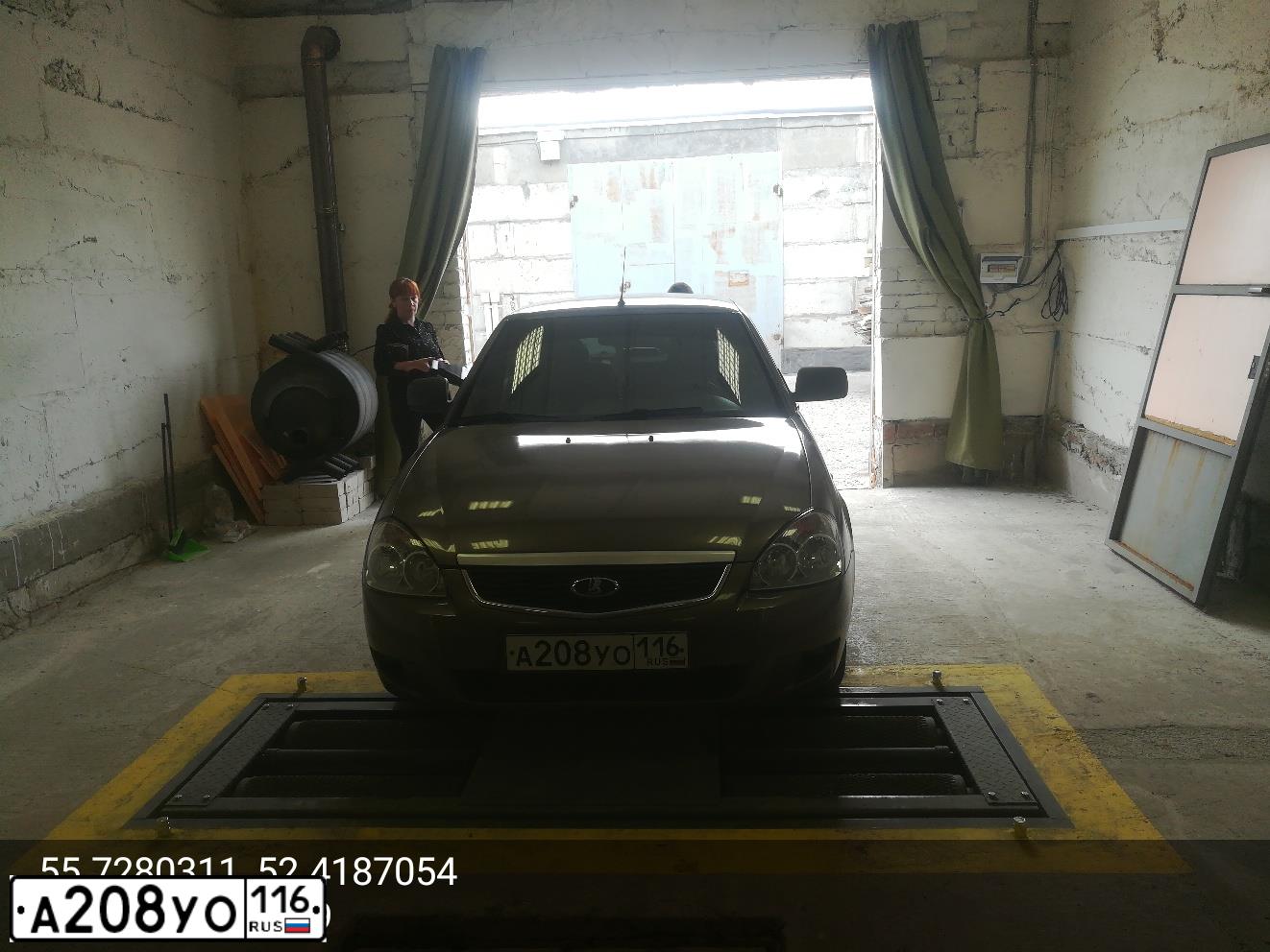 Фото автомобиля LADA PRIORA, 2017 — госномер С764ОЕ716. Цвет: Золотисто-коричневый
