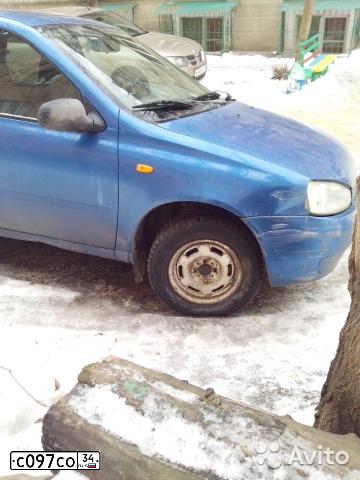 Фото автомобиля LADA 1119 KALINA, 2007 — госномер М473СН34. Цвет: ЯРКО СИНИЙ