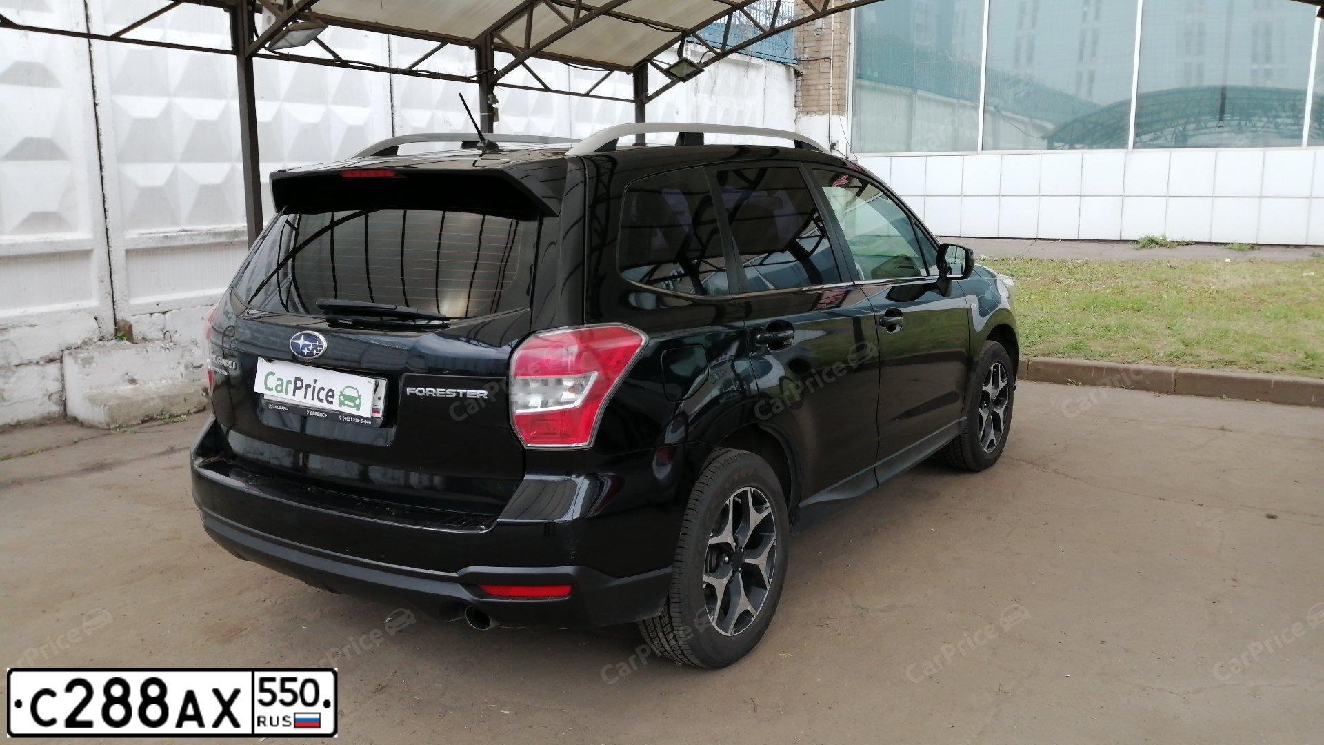 Фото автомобиля SUBARU FORESTER, 2014 — госномер М589ЕХ790. Цвет: ЧЕРНЫЙ