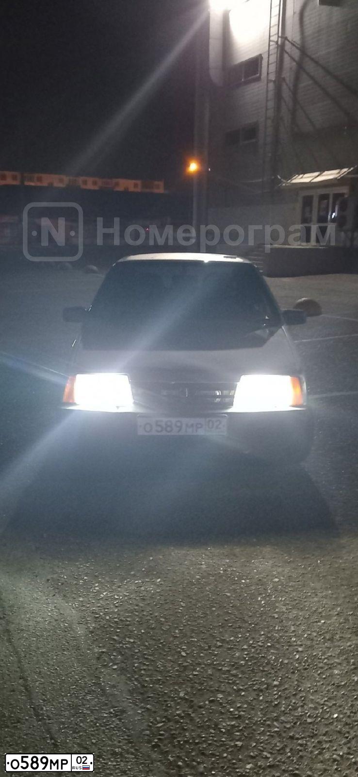 Фото автомобиля LADA 2109 SAMARA, 2001 — госномер О589МР02. Цвет: СЕРЕБРИСТО-ГОЛУБОЙ