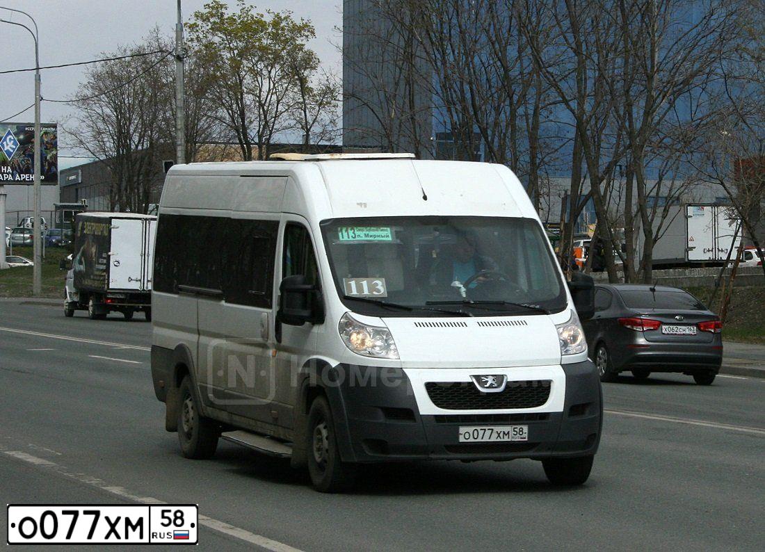 Фото автомобиля PEUGEOT BOXER, 2011 — госномер Е329ВУ763. Цвет: Белый