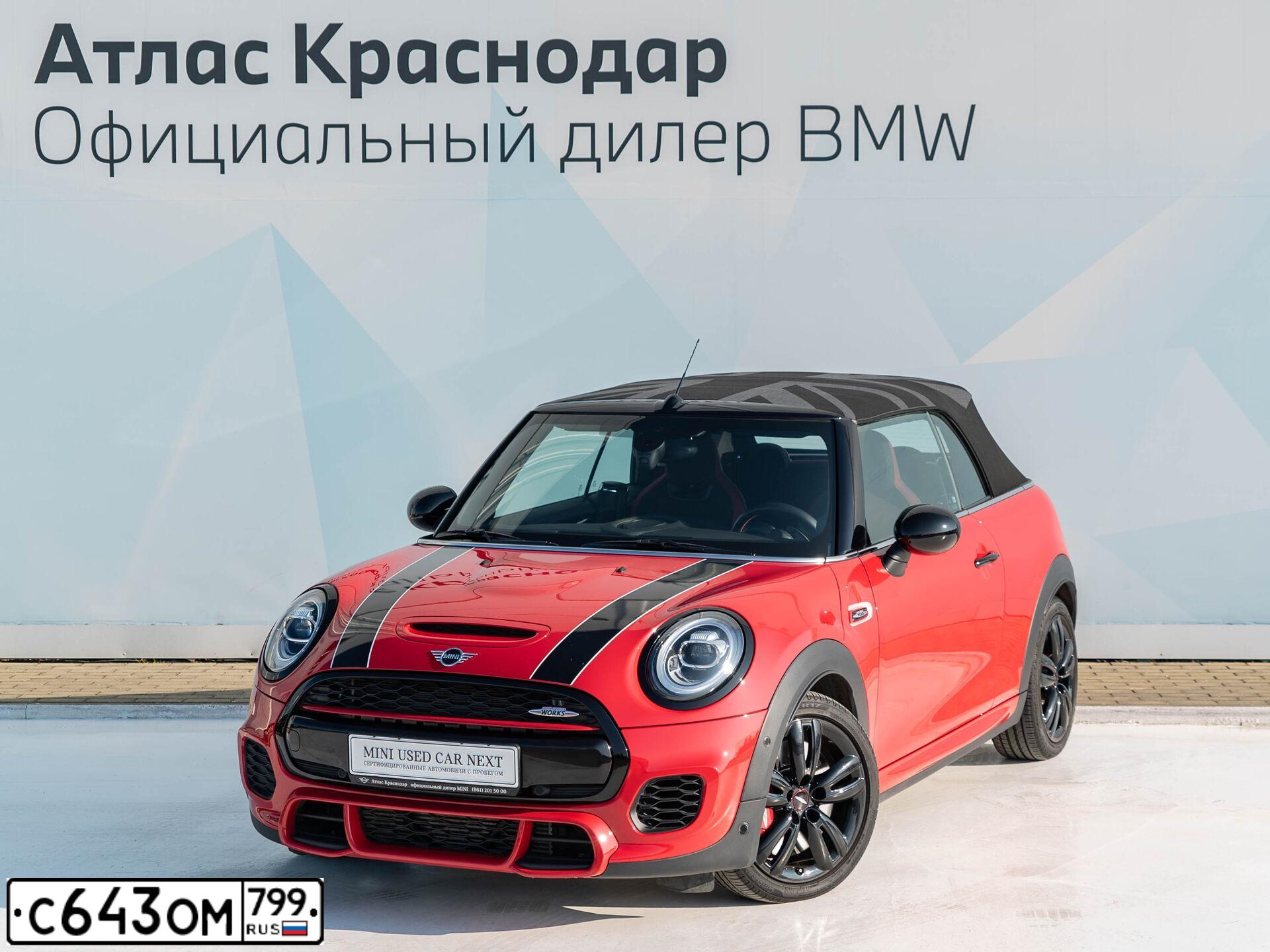 Фото автомобиля MINI МИНИ JOHN COOPER WORKS, 2019 — госномер М191МХ797. Цвет: ЯРКО-КРАСНЫЙ