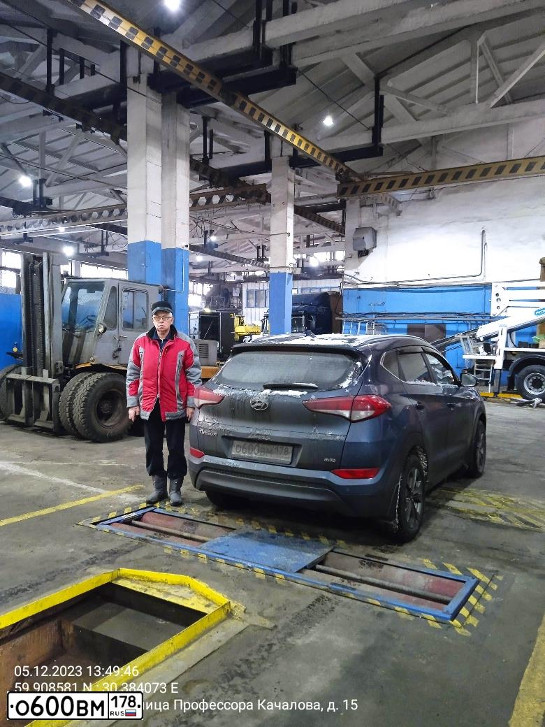 Фото автомобиля HYUNDAI IX35, 2013 — госномер О600ВМ178. Цвет: Белый