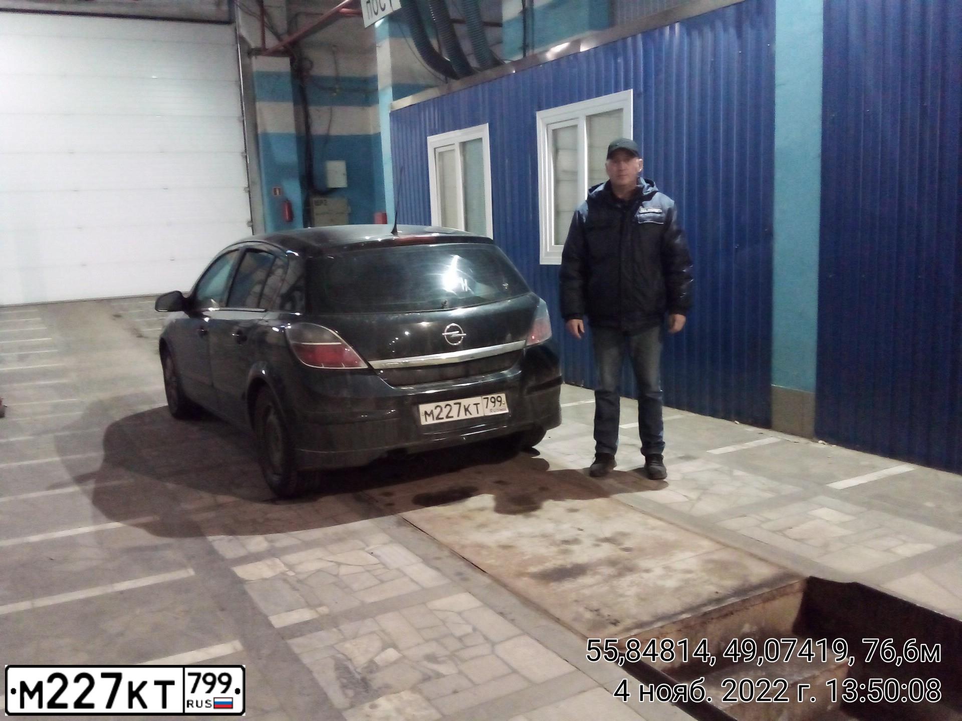 Фото автомобиля OPEL ASTRA, 2011 — госномер О315ОС716. Цвет: ЧЕРНЫЙ