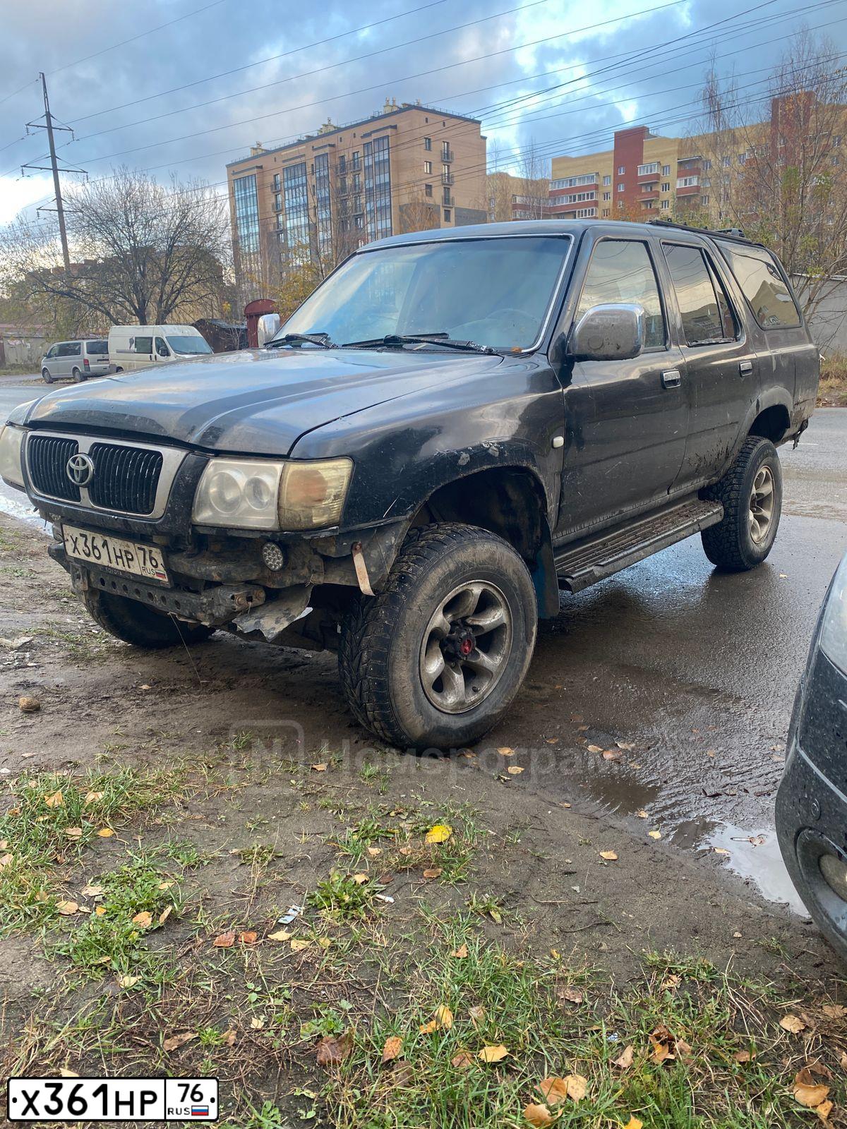 Фото автомобиля GREAT WALL SAFE, 2005 — госномер Х361НР76. Цвет: ЧЕРНЫЙ