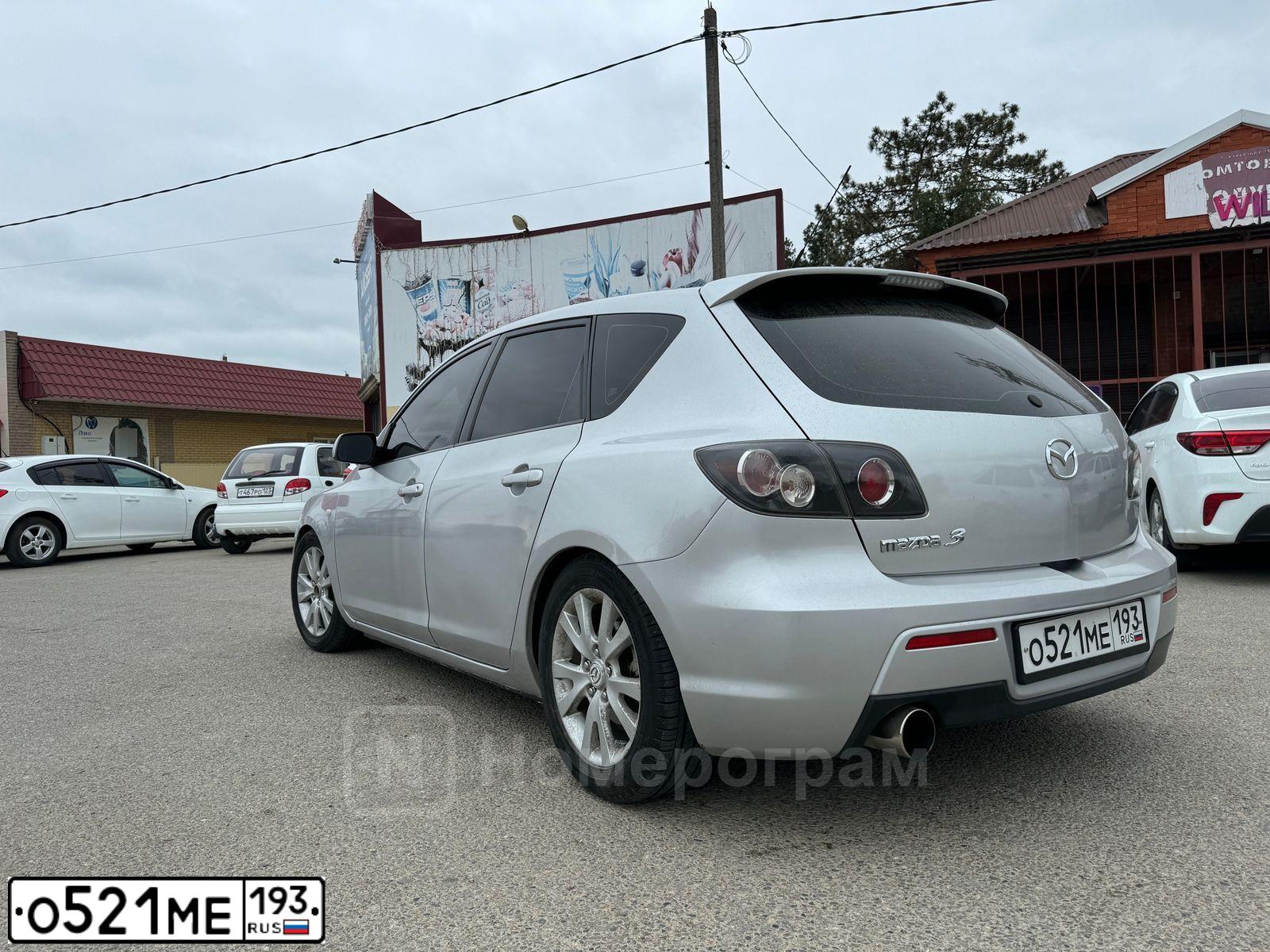 Фото автомобиля MAZDA 3, 2007 — госномер Т483ВЕ323