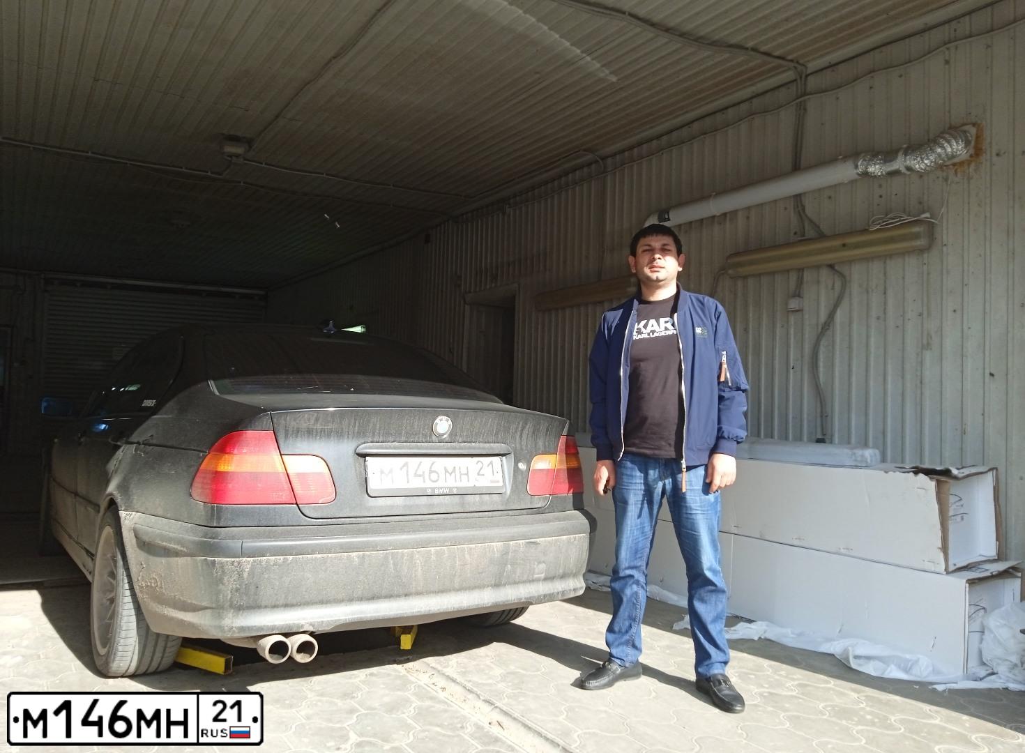 Фото автомобиля BMW SERIE 3, 2002 — госномер У987СВ193. Цвет: ЧЕРНЫЙ