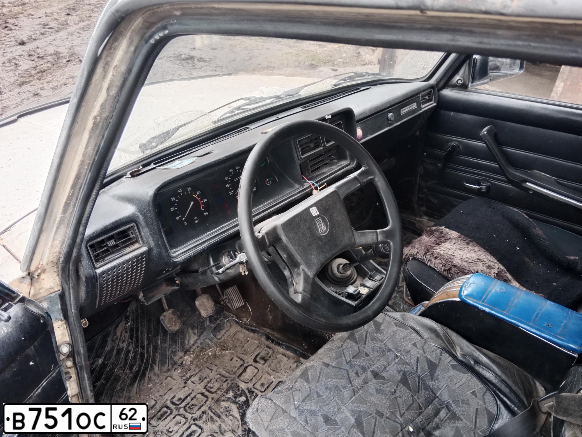 Фото автомобиля LADA 2107, 1997 — госномер В751ОС62. Цвет: БЛЕДНО-ЖЕЛТЫЙ