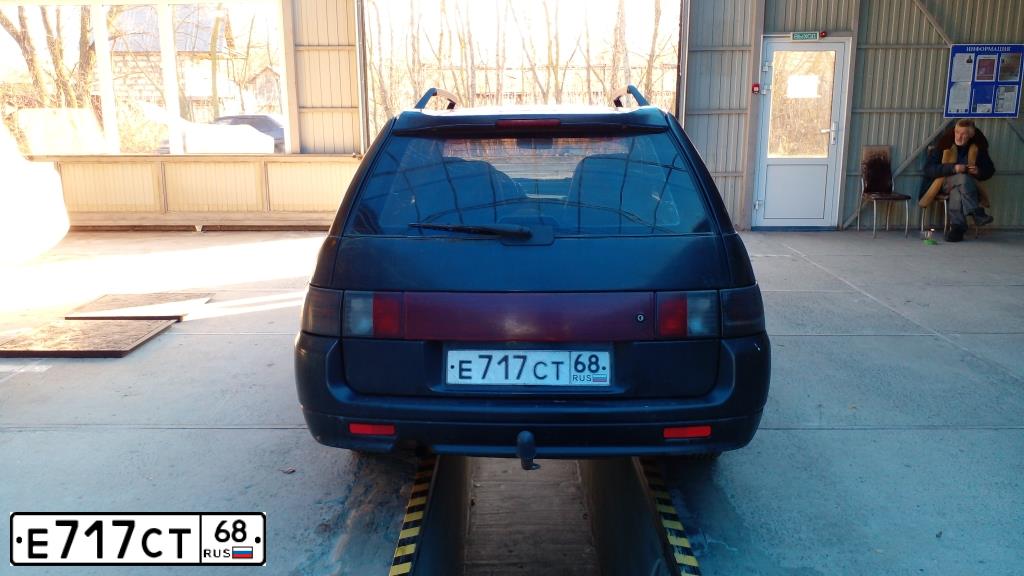 Фото автомобиля LADA 2111, 2005 — госномер Е717СТ68. Цвет: ГРАФИТОВЫЙ МЕТАЛЛИК