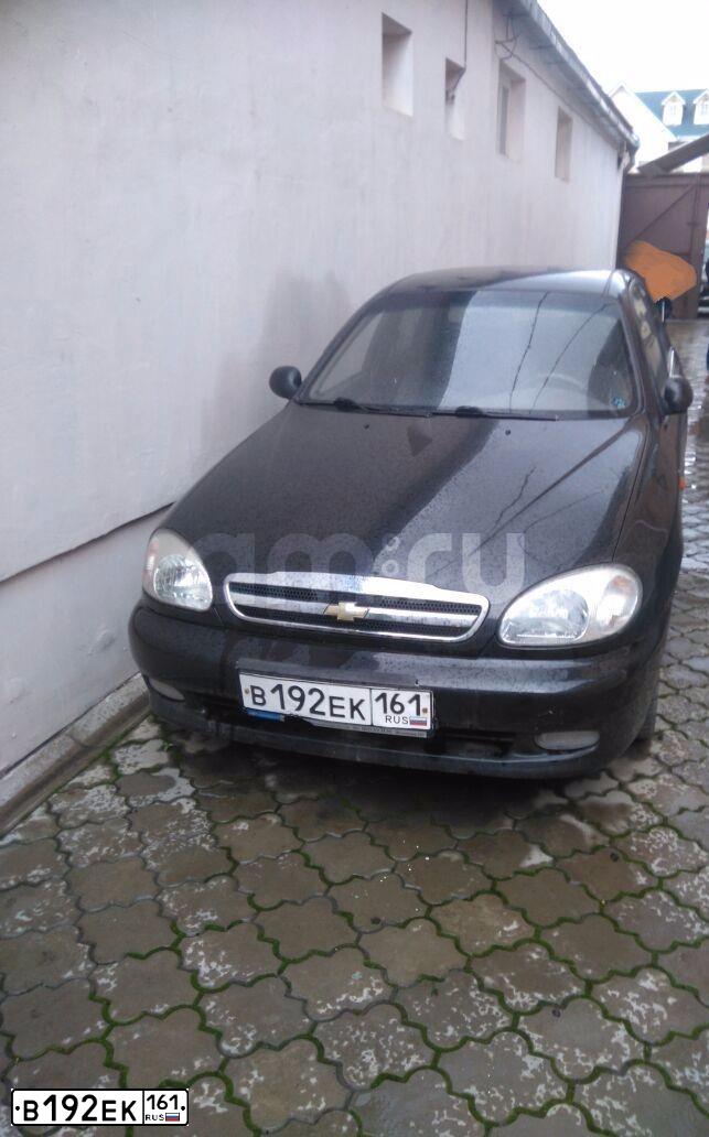 Фото автомобиля ZAZ LANOS, 2008 — госномер В192ЕК161. Цвет: ЧЕРНЫЙ