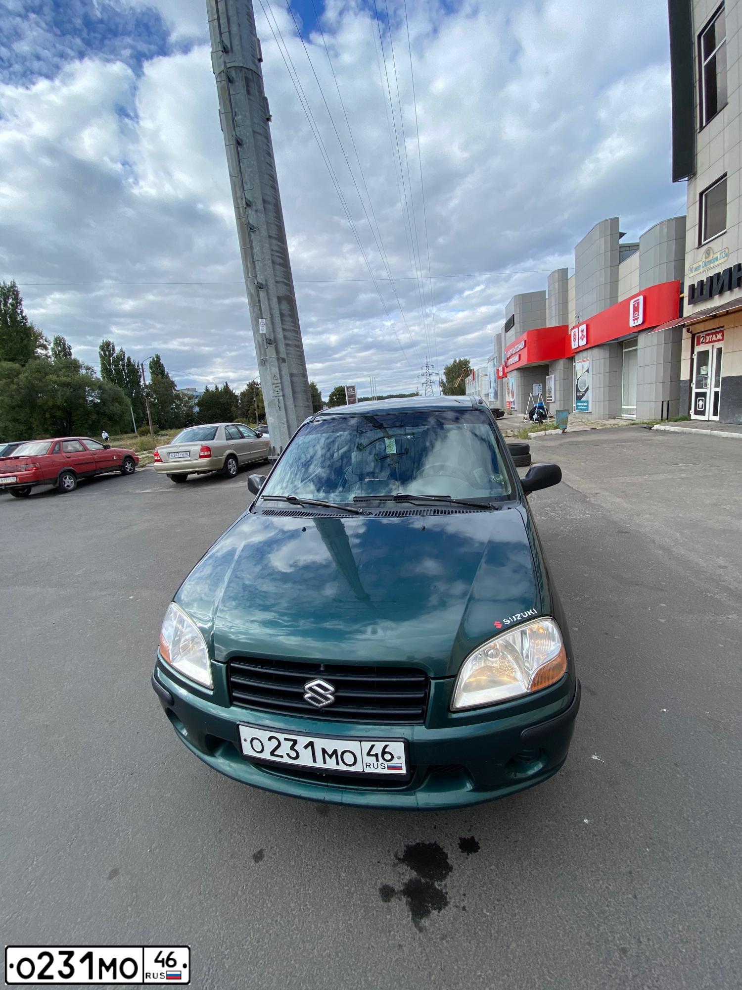 Фото автомобиля SUZUKI IGNIS, 2000 — госномер Р818КР46. Цвет: ПЕРЛАМУТРОВО-ЗЕЛЕНЫЙ