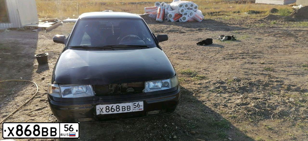 Фото автомобиля LADA 2112 LADA, 2004 — госномер Х868ВВ56. Цвет: ГРАФИТОВЫЙ МЕТАЛЛИК