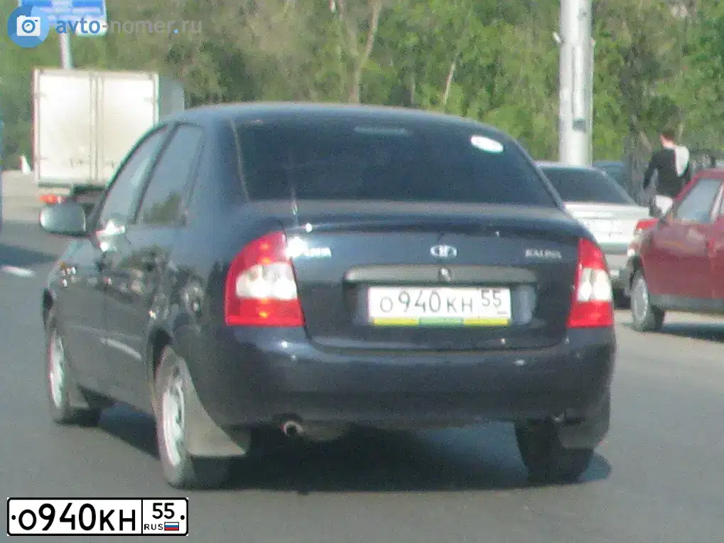 Фото автомобиля LADA KALINA, 2008 — госномер А364СР155. Цвет: СИНЕ-ФИОЛЕТОВЫЙ
