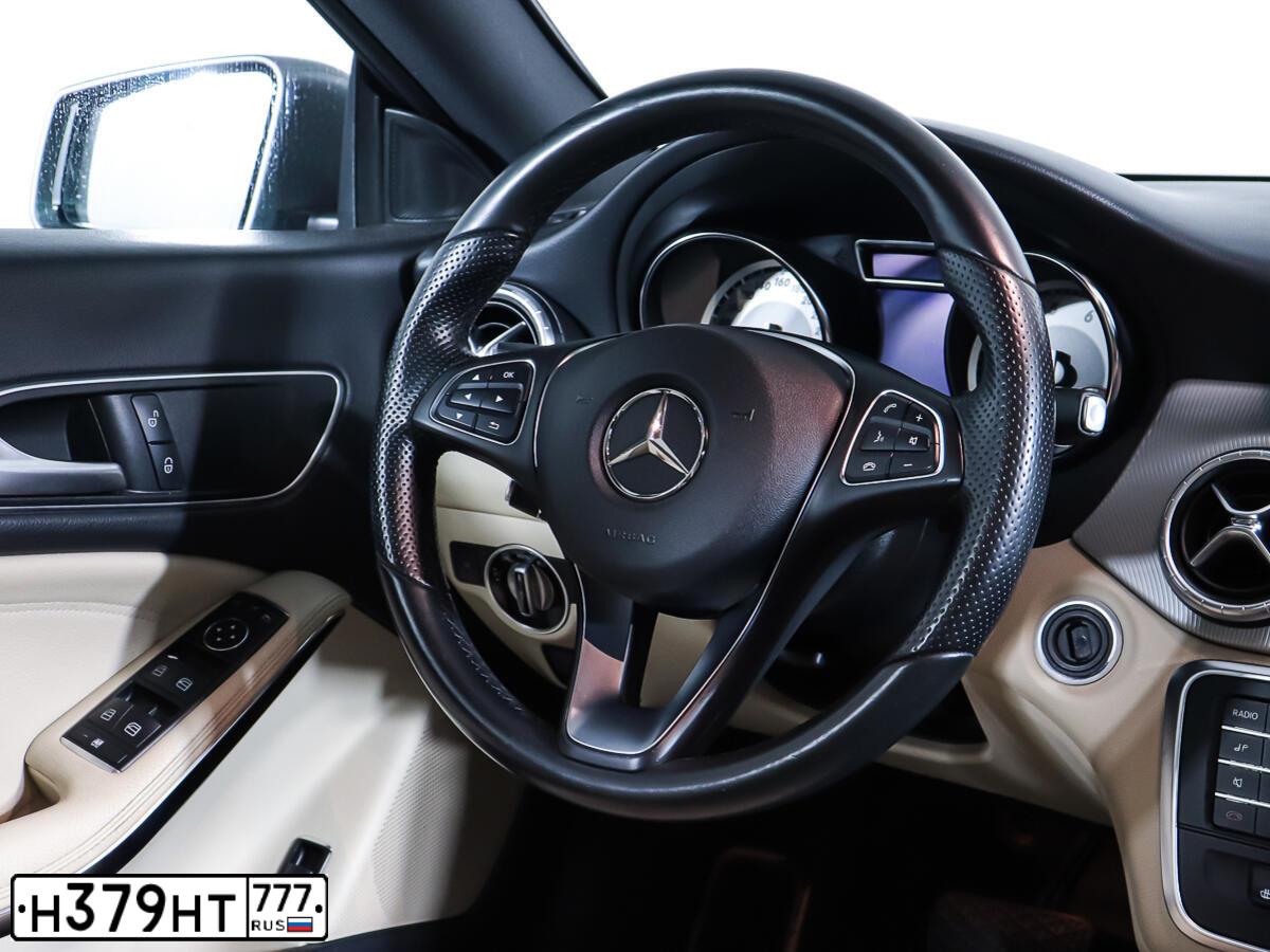 Фото автомобиля MERCEDES CLA-KLASSE, 2015 — госномер Н379НТ777. Цвет: СЕРЫЙ