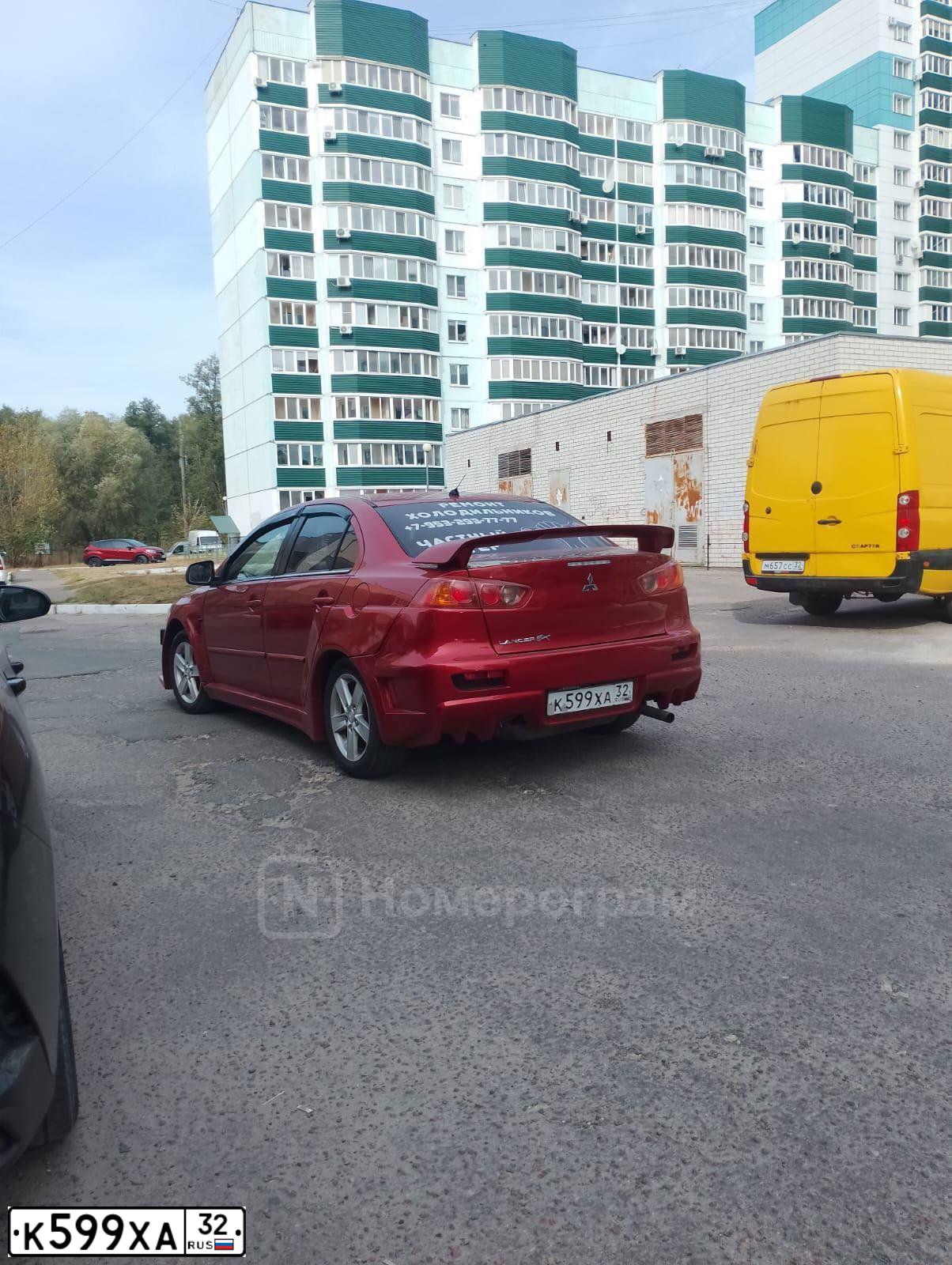 Фото автомобиля MITSUBISHI LANCER, 2008 — госномер К599ХА32