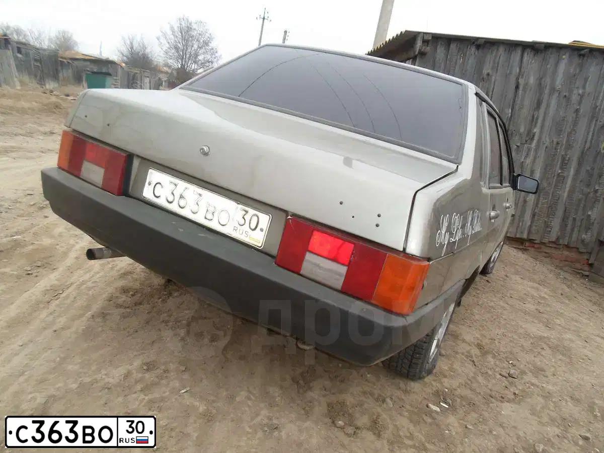 Фото автомобиля LADA 2109 SAMARA, 2000 — госномер С363ВО30. Цвет: СЕРО-ЗЕЛЕНЫЙ