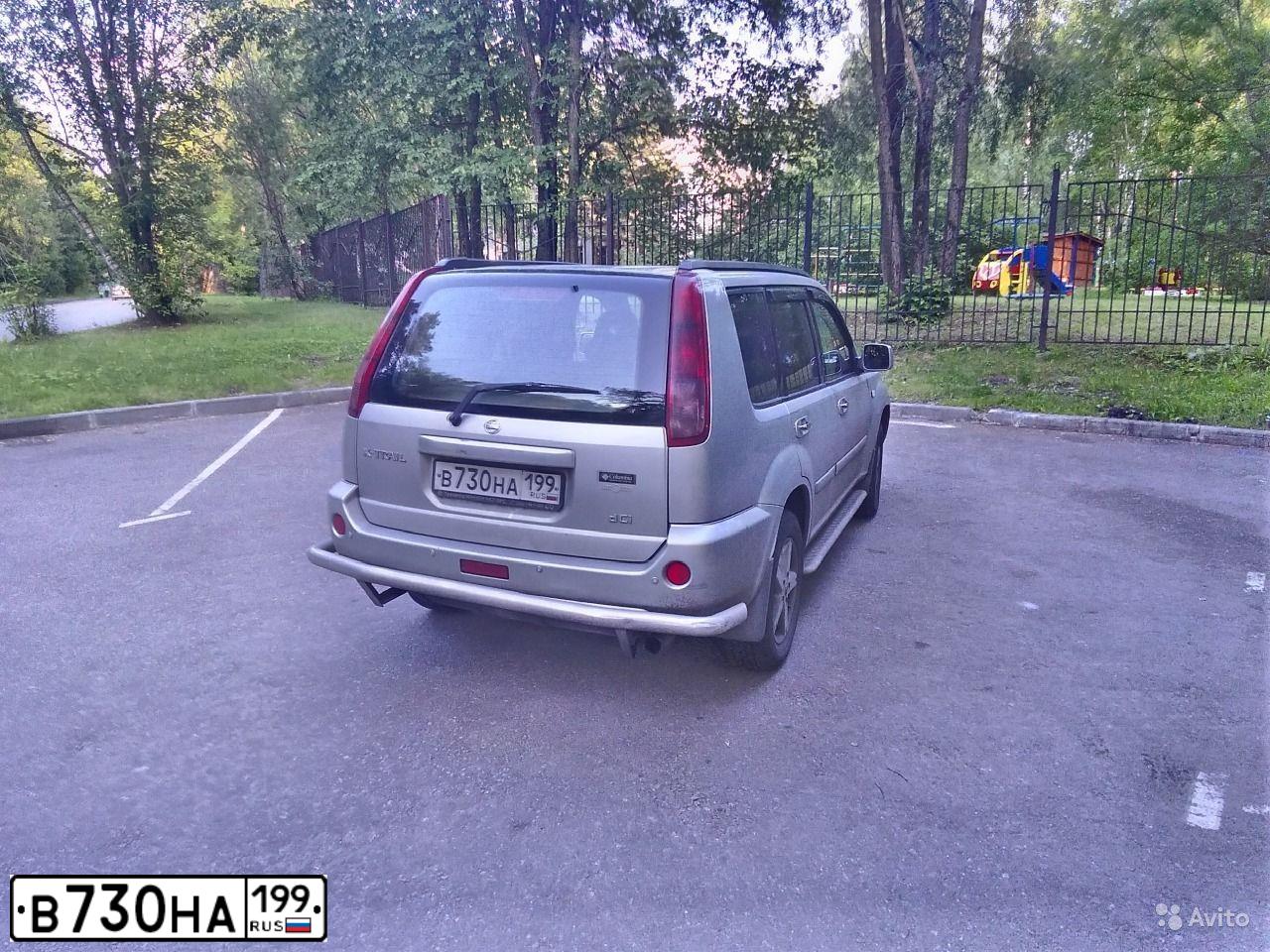 Фото автомобиля NISSAN X-TRAIL, 2006 — госномер В730НА199. Цвет: СЕРЕБРИСТЫЙ