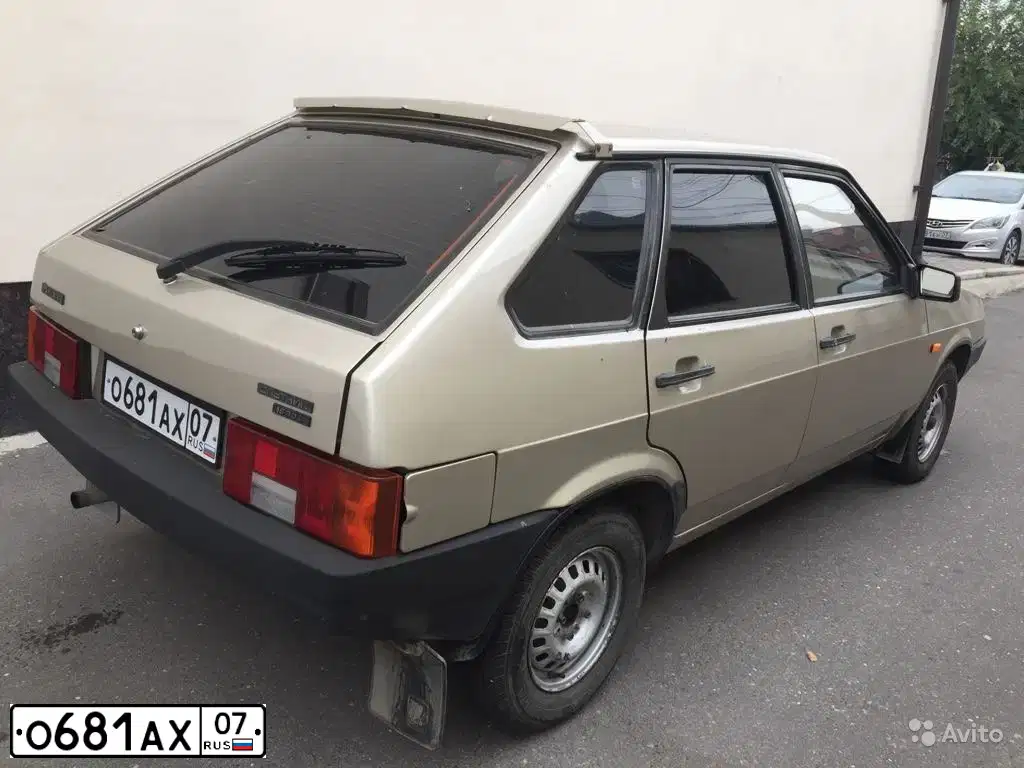 Фото автомобиля LADA 2109, 2001 — госномер К151СА95. Цвет: Серебристо-золотой