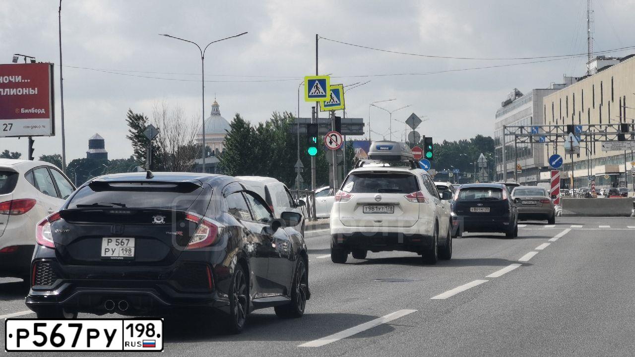 Фото автомобиля HONDA CIVIC HONDA CIVIC, 2018 — госномер К313МР776. Цвет: Черный