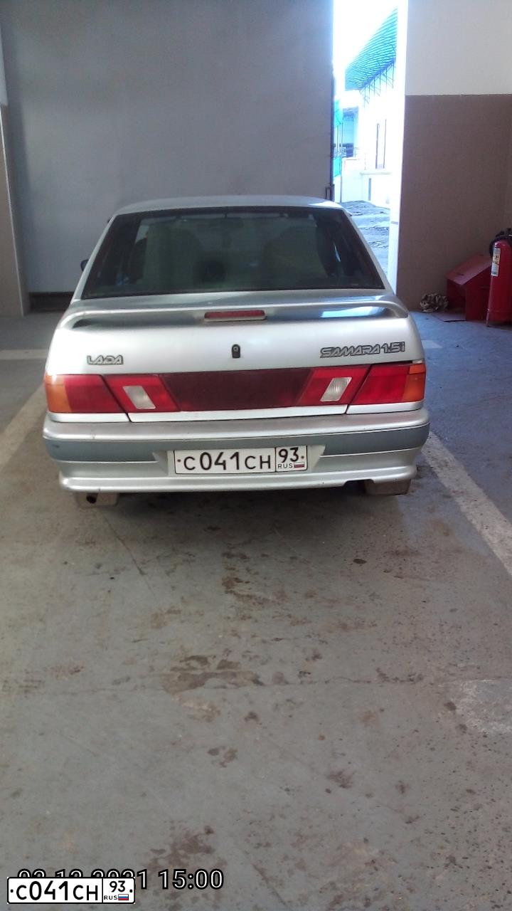 Фото автомобиля LADA 2115 SAMARA, 2005 — госномер С041СН93. Цвет: СВЕТЛО-СЕРЕБРИСТЫЙ