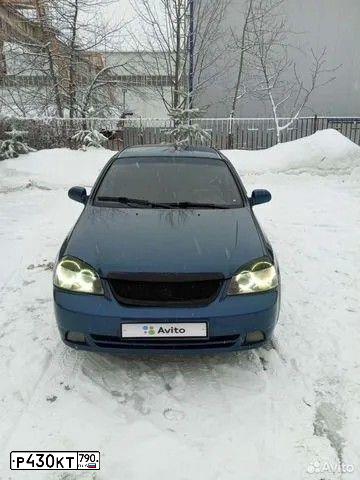 Фото автомобиля CHEVROLET LACETTI, 2007 — госномер В915АН790. Цвет: синий