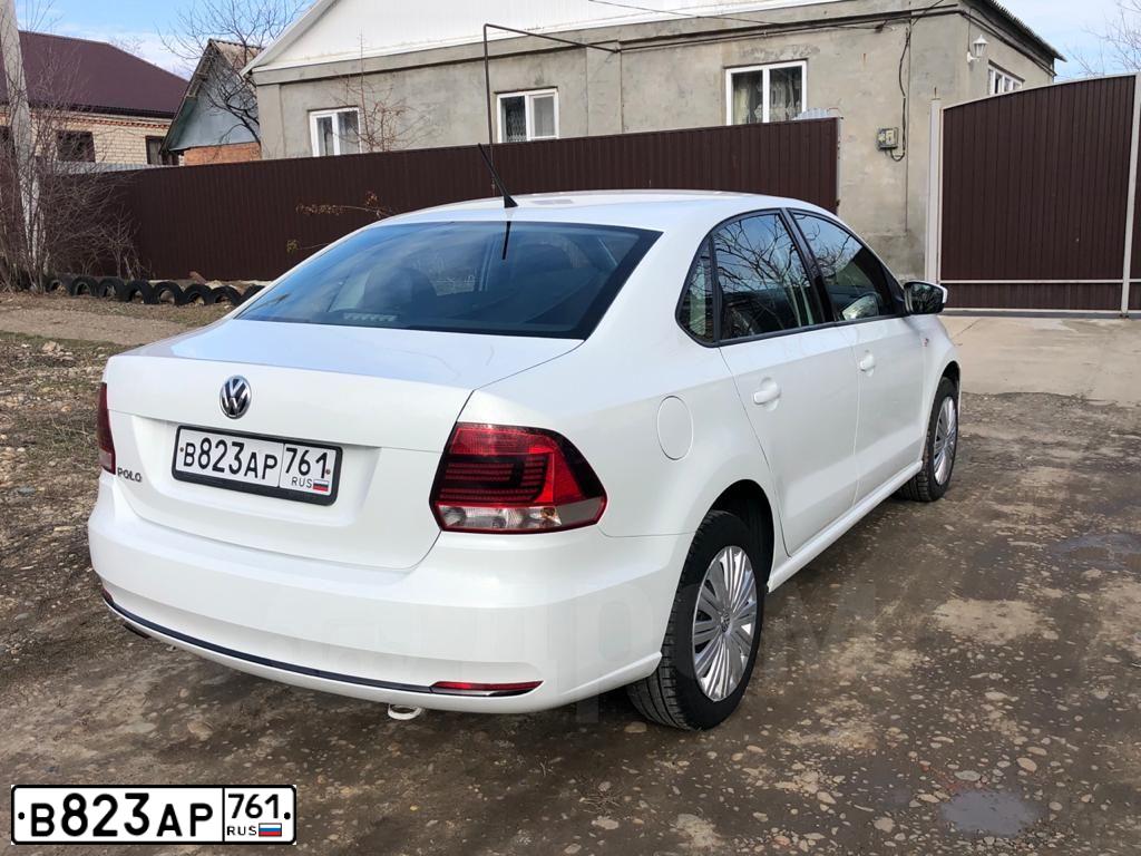 Фото автомобиля VOLKSWAGEN POLO, 2015 — госномер А900УТ123. Цвет: Белый