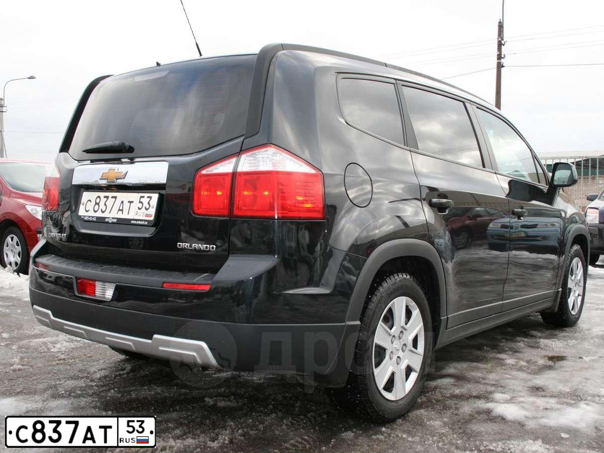 Фото автомобиля CHEVROLET ORLANDO, 2012 — госномер С837АТ53. Цвет: ЧЕРНЫЙ