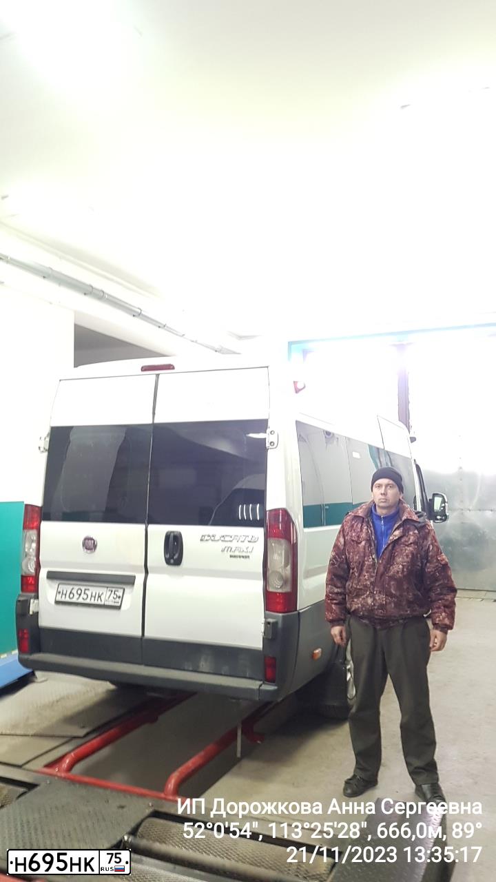 Фото автомобиля FIAT DUCATO, 2013 — госномер К073ХН75. Цвет: Белый