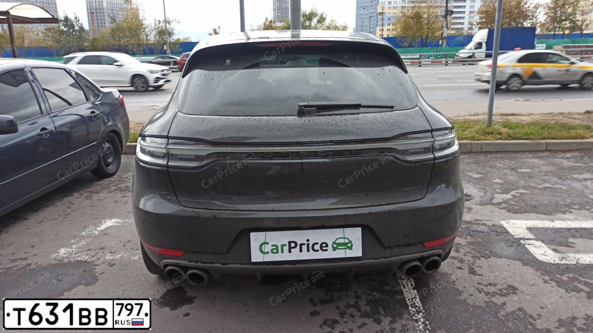 Фото автомобиля ПОРШЕ MACAN S, 2020 — госномер У727ОС193. Цвет: ЧЕРНЫЙ