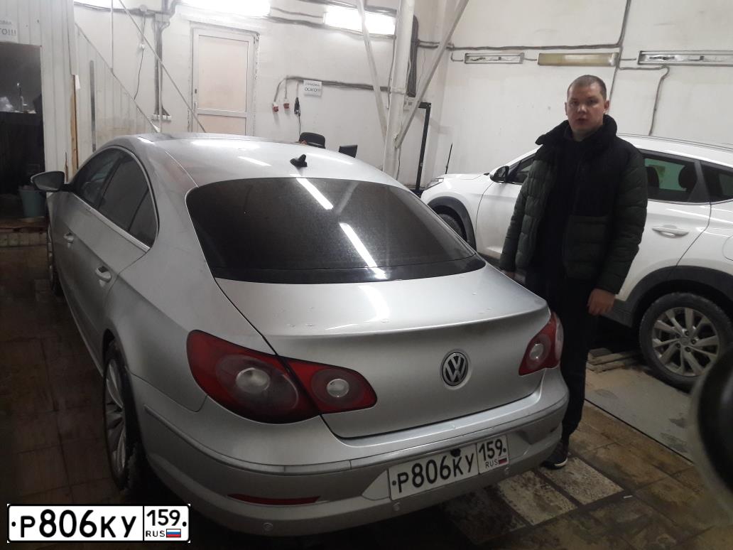 Фото автомобиля VOLKSWAGEN PASSAT CC, 2008 — госномер К588ОХ702