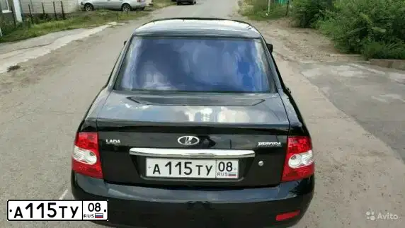 Фото автомобиля LADA 2170 PRIORA, 2008 — госномер А246МК07. Цвет: Темно-зеленый