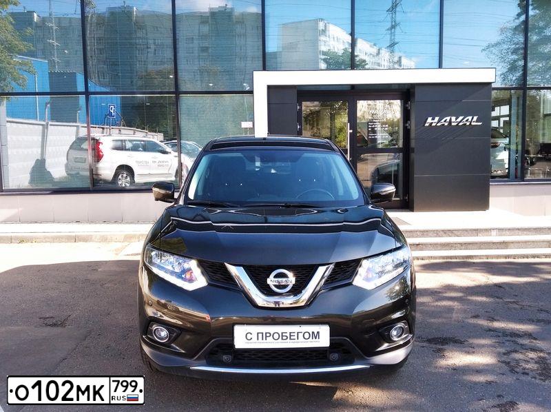 Фото автомобиля NISSAN X-TRAIL, 2018 — госномер О705КУ159. Цвет: ОЛИВКОВЫЙ