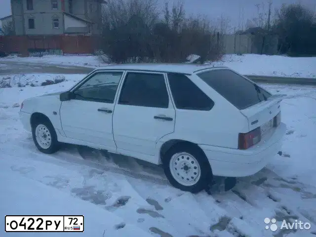 Фото автомобиля LADA 2114 SAMARA, 2012 — госномер Х928НМ72. Цвет: Белый
