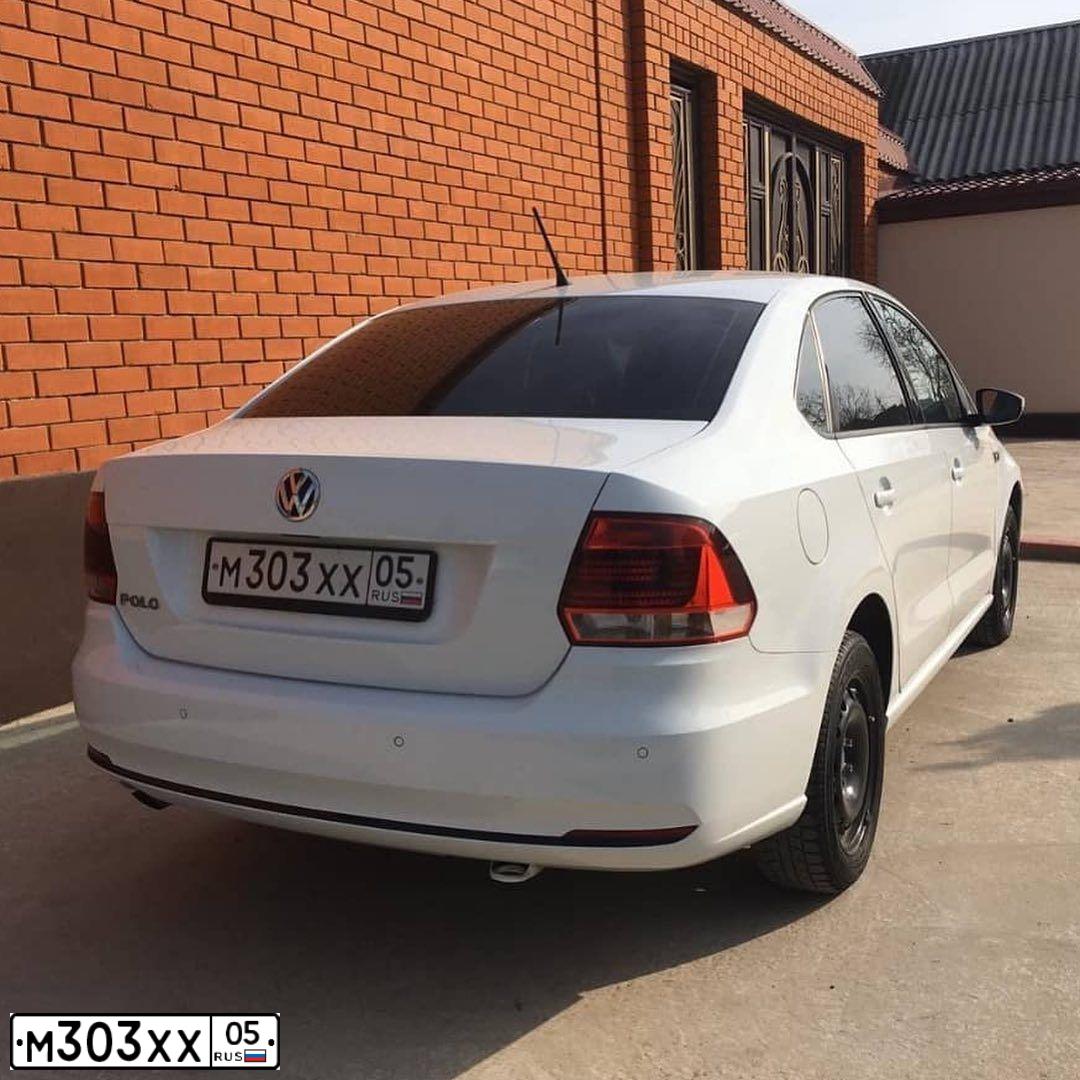 Фото автомобиля VOLKSWAGEN POLO, 2014 — госномер Р962ЕО193. Цвет: Белый