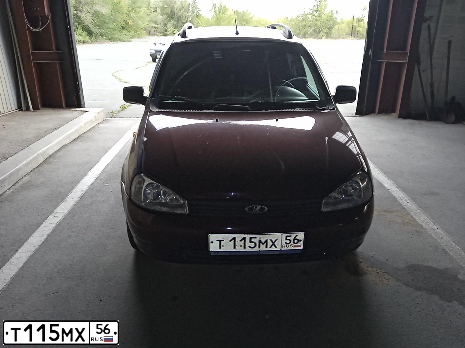 Фото автомобиля LADA KALINA, 2012 — госномер Е229УТ156. Цвет: ТЕМНО-ВИШНЕВЫЙ