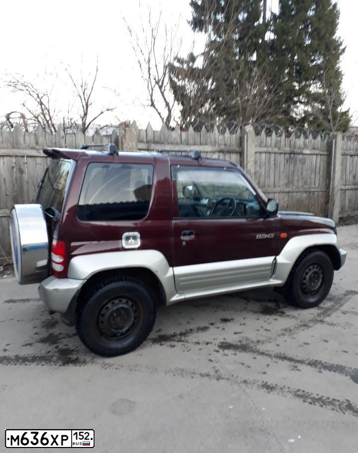 Фото автомобиля MITSUBISHI PAJERO, 1996 — госномер Х451РА33