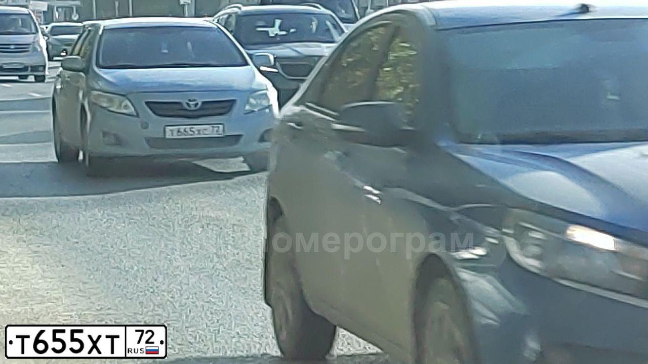 Фото автомобиля NISSAN ALMERA, 2005 — госномер Т655ХТ72. Цвет: СВЕТЛО-СЕРЫЙ