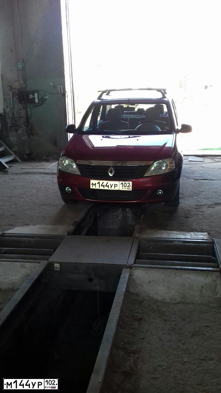 Фото автомобиля RENAULT LOGAN, 2010 — госномер М144УР102. Цвет: КРАСНЫЙ