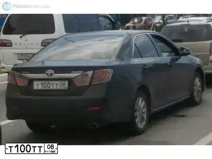 Фото автомобиля TOYOTA CAMRY, 2014 — госномер Т100ТТ08. Цвет: ЧЕРНЫЙ МЕТАЛЛИК