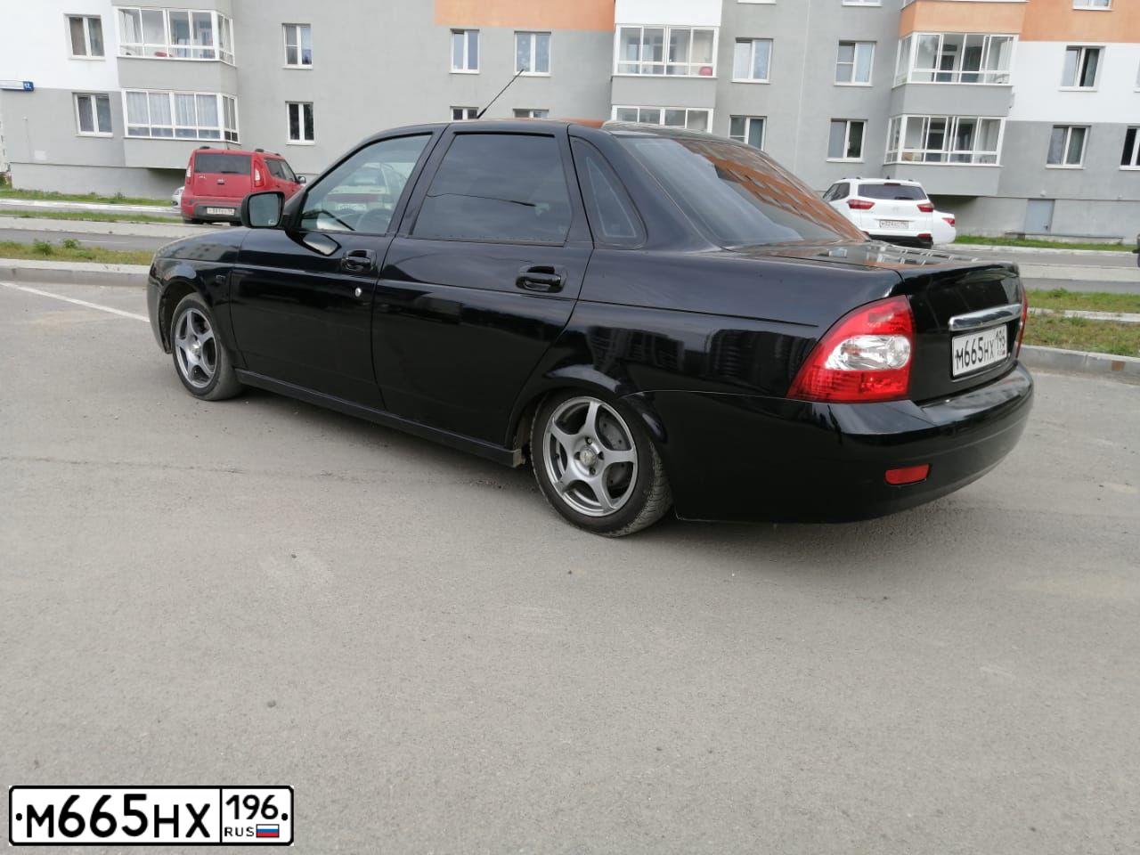 Фото автомобиля LADA 2170 PRIORA, 2013 — госномер С457ЕЕ774. Цвет: ЧЕРНЫЙ