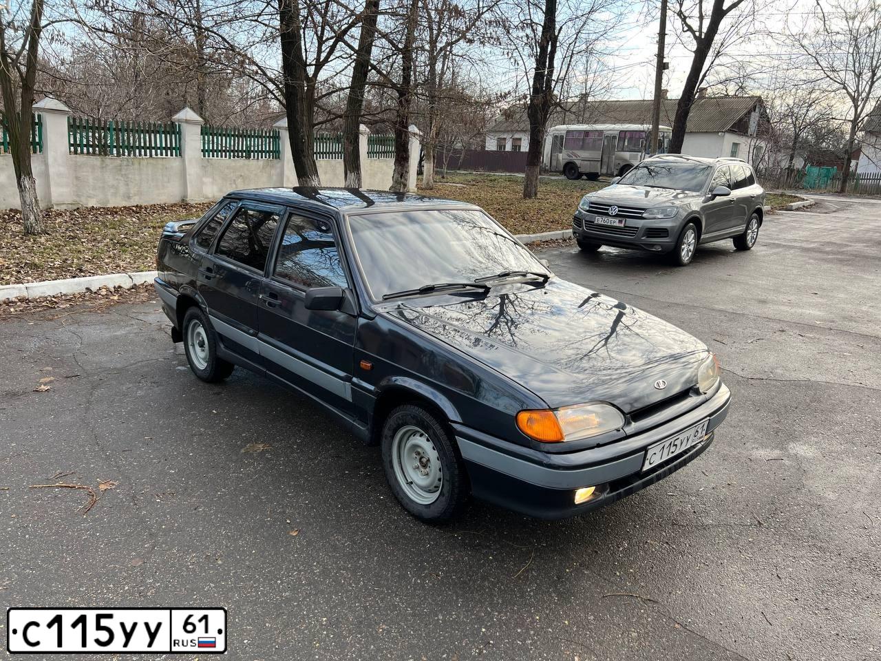 Фото автомобиля LADA 2115 SAMARA, 2006 — госномер С115УУ61. Цвет: ГРАФИТОВЫЙ МЕТАЛЛИК
