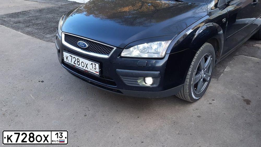 Фото автомобиля FORD FOCUS, 2007 — госномер В809УО13. Цвет: ЧЕРНЫЙ