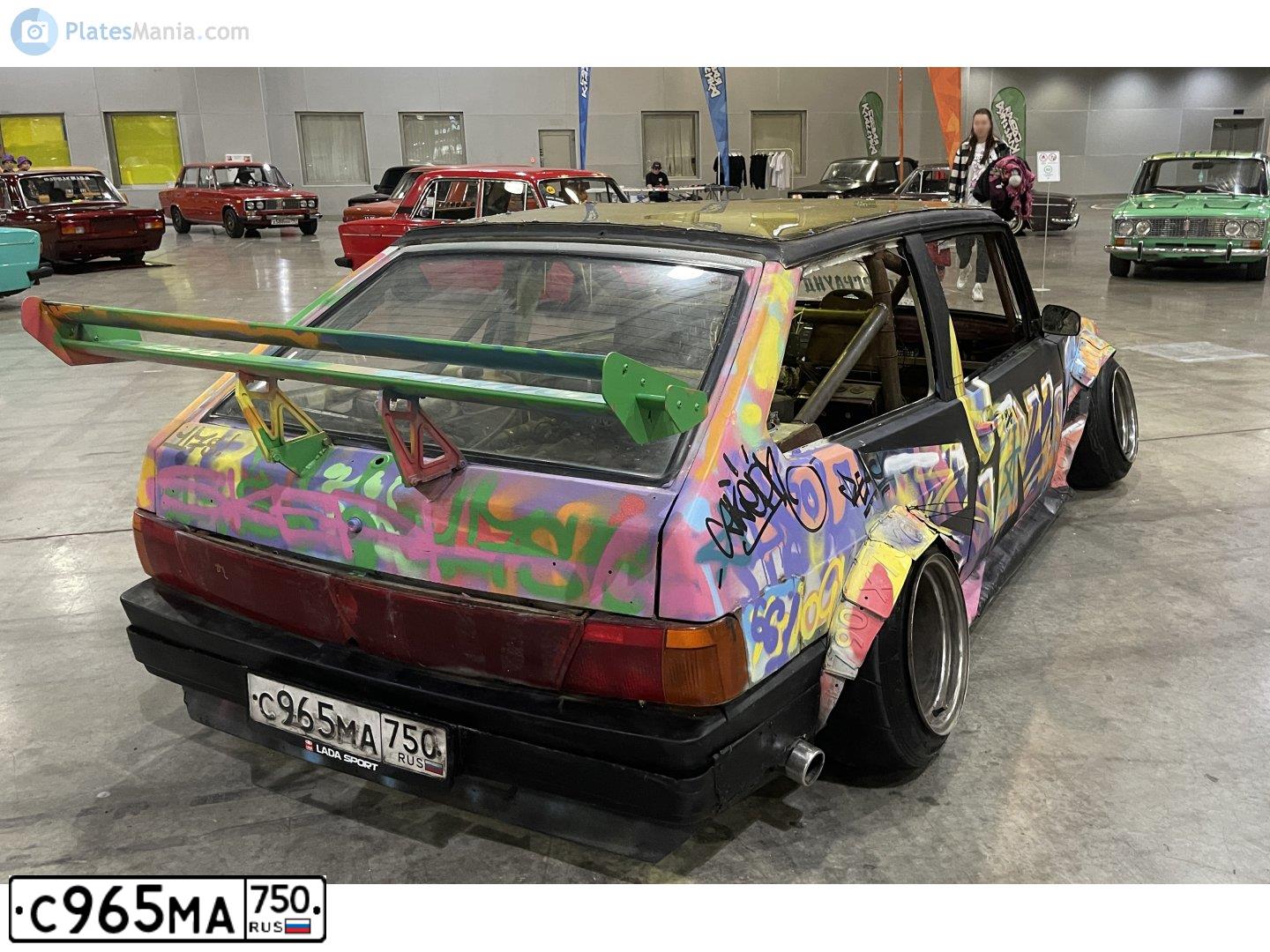 Фото автомобиля LADA 2107, 2003 — госномер С965МА750. Цвет: КРАСНЫЙ ТЕМНЫЙ